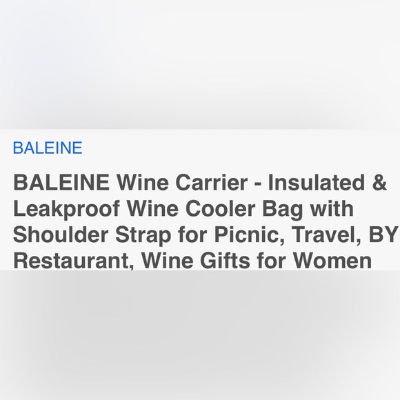 Wine tote carrier - Picture 6 of 7